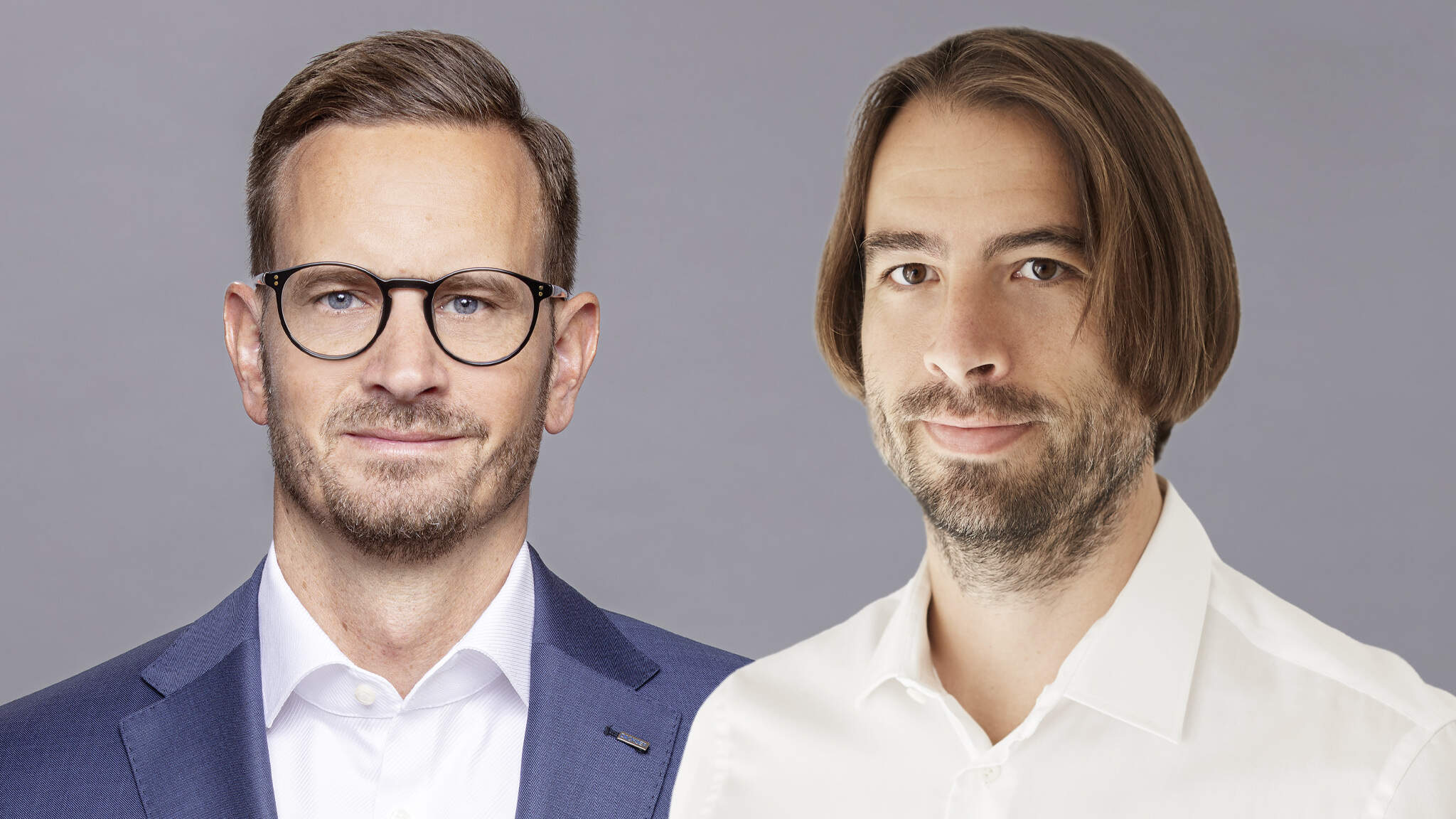 DACHSER har udnævnt Claus Wetzel (44, til venstre) som ny leder af forretningsenheden European Logistics Germany med tiltrædelse den 1. januar 2026. Forretningsenheden European Logistics North Central Europe vil fra samme dato blive ledet af Florian Zehetleitner (46, til højre).
