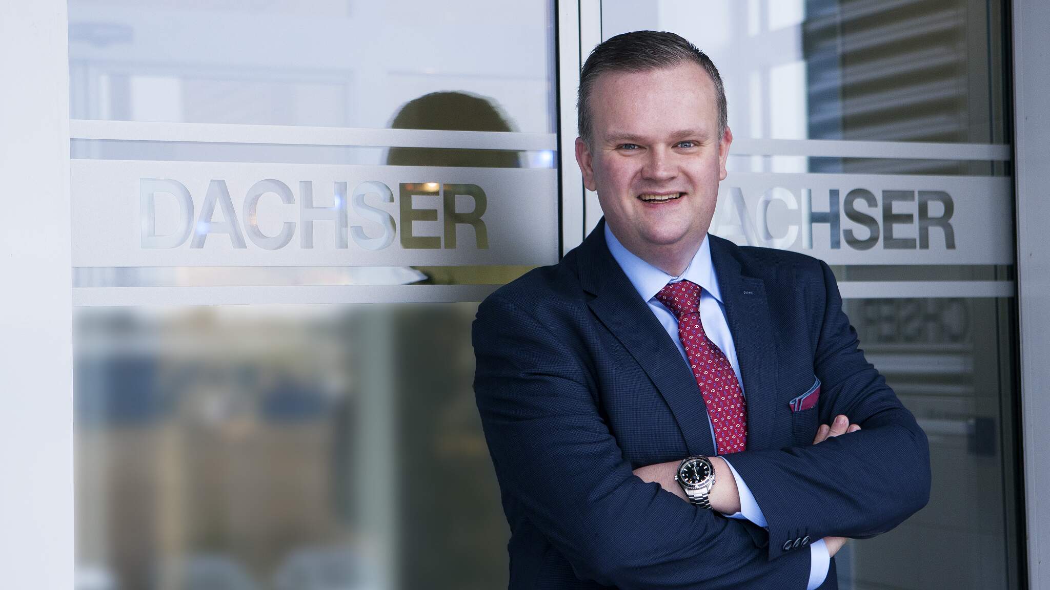 Peter Hut, General Manager for DACHSER Denmarks filial i Hvidovre.